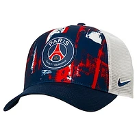 Men's Nike Navy Paris Saint-Germain Trucker Stretch-Snap Adjustable Hat