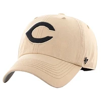 Men's '47 Khaki Cincinnati Reds Dusted Franchise Fitted Hat