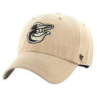 Men's '47 Khaki Baltimore Orioles Dusted Franchise Fitted Hat