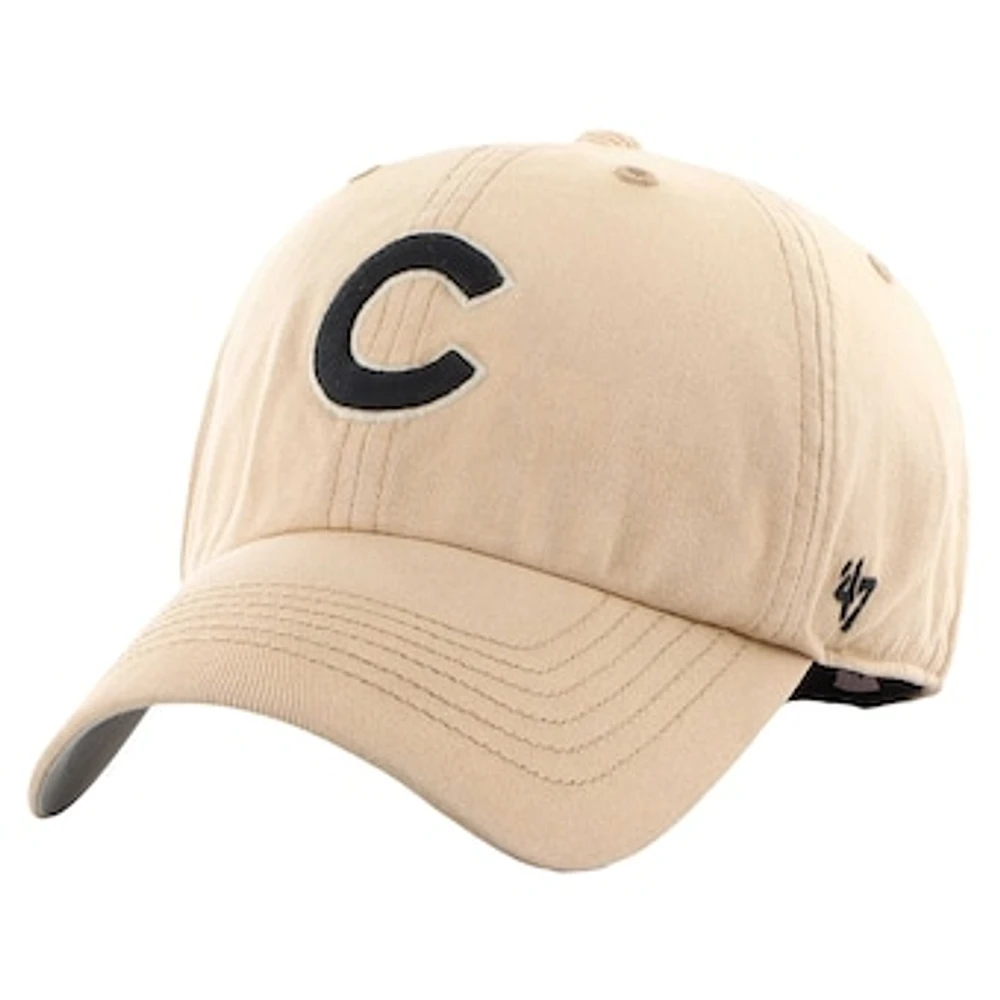 Men's '47 Khaki Chicago Cubs Dusted Franchise Fitted Hat