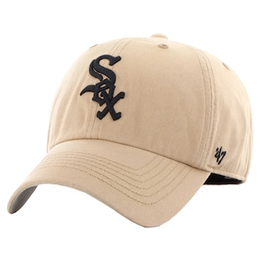 Men's '47 Khaki Chicago White Sox Dusted Franchise Fitted Hat