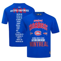 Men's Pro Standard Blue Montreal Canadiens Oversized City Tour T-Shirt