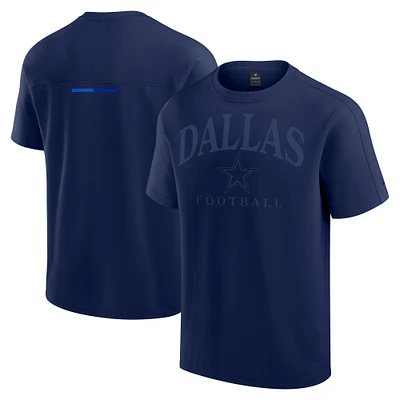 Unisex Fanatics Navy Dallas Cowboys Elements Flex Tri-Blend T-Shirt