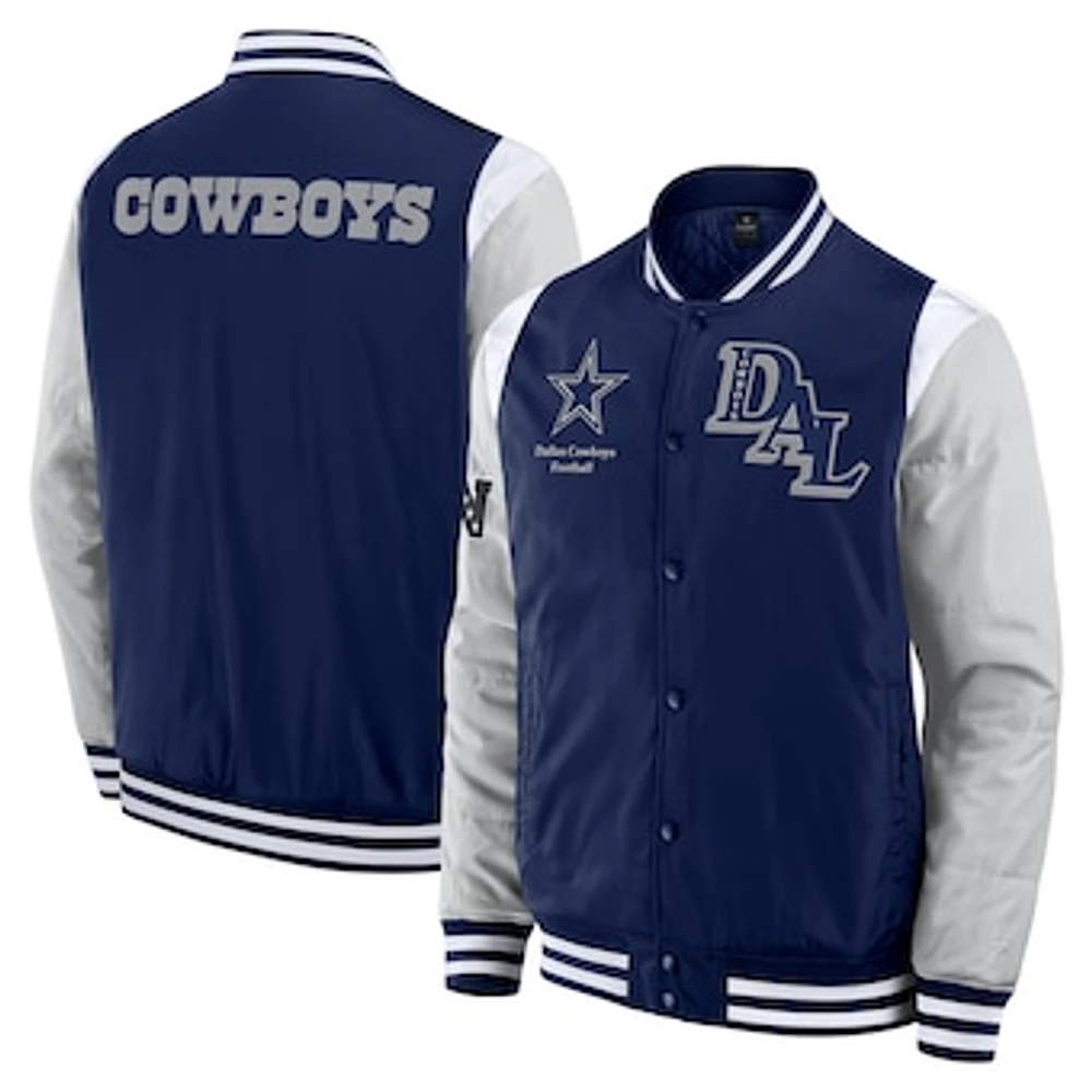 Unisex Fanatics  Navy Dallas Cowboys Elements Elite Full-Snap Jacket