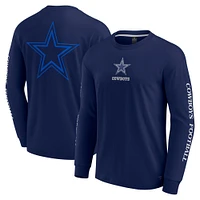 Unisex Fanatics  Navy Dallas Cowboys Elements Strive Long Sleeve T-Shirt