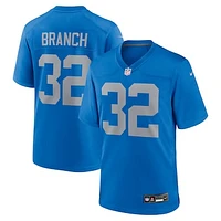 Men's Nike Brian Branch  Blue Detroit Lions Alternate Game Jersey