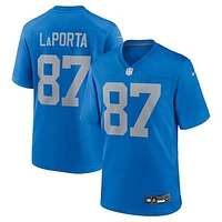 Men's Nike Sam LaPorta  Blue Detroit Lions Alternate Game Jersey