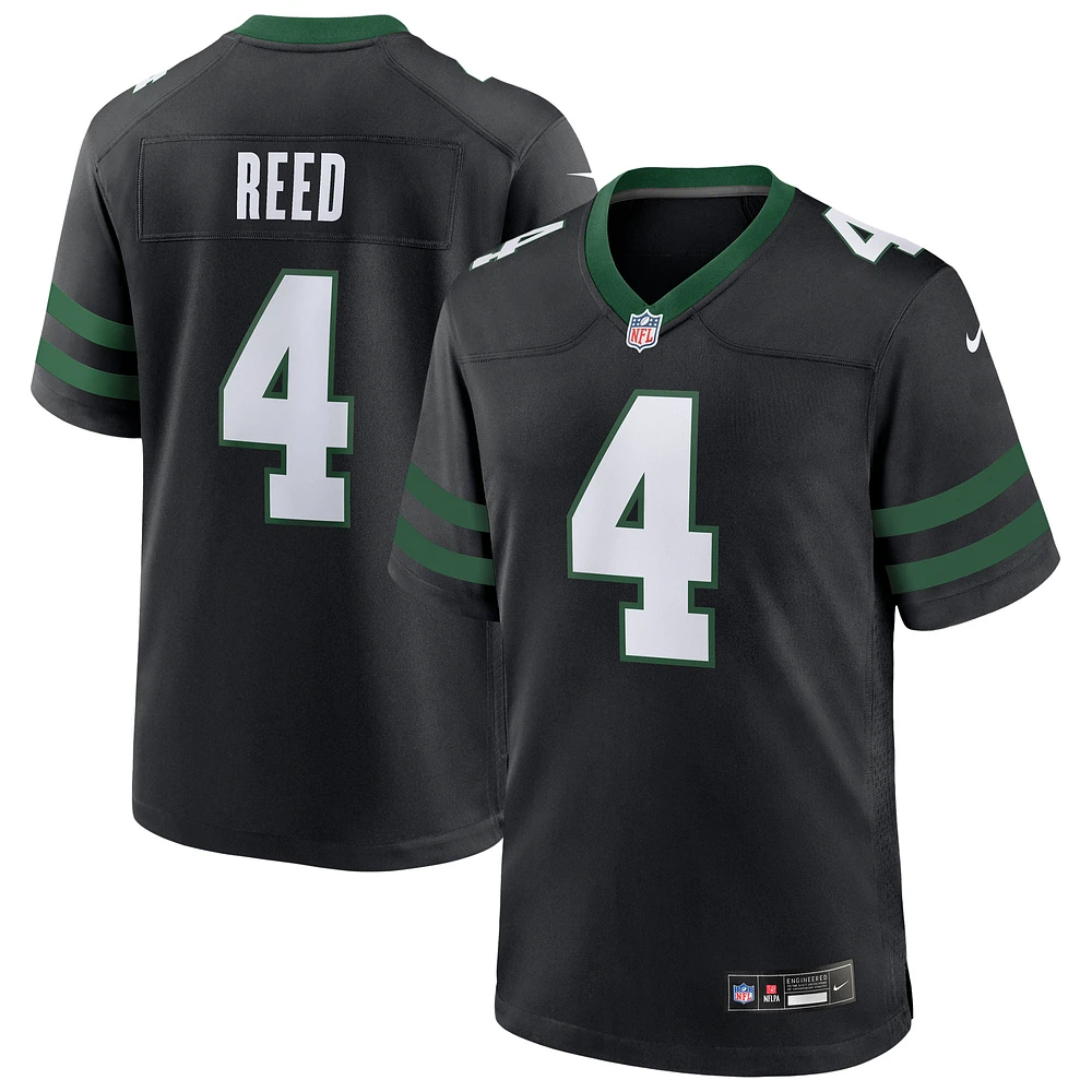 Men's Nike D.J. Reed Legacy Black New York Jets Alternate Game Jersey