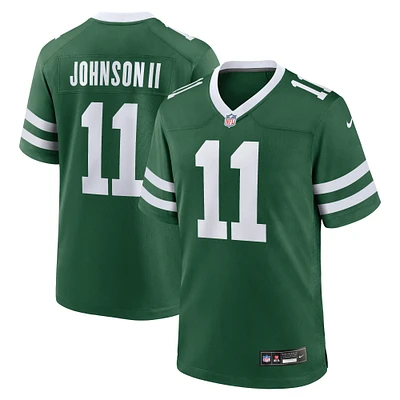 Men's Nike Jermaine Johnson II Legacy Green New York Jets Game Jersey