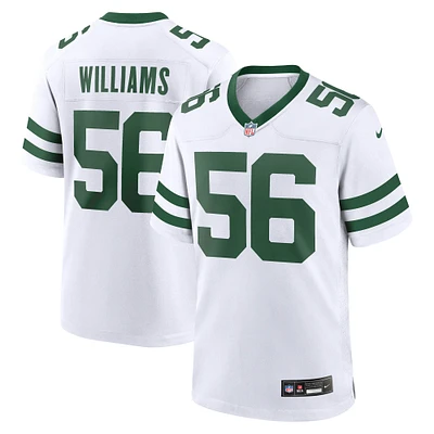 Men's Nike Quincy Williams Legacy White New York Jets Game Jersey