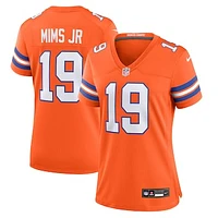 Women's Nike Marvin Mims Jr Orange Denver Broncos Mile High Collection 1977 Throwback Player Game Jersey