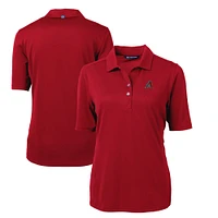 Women's Cutter & Buck  Red Arizona Diamondbacks Virtue Eco Pique Recycled Polo