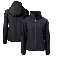 Women's Cutter & Buck  Black Arizona Diamondbacks Charter Eco Recycled Full-Zip Jacket