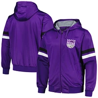 Men's G-III Sports by Carl Banks Purple Sacramento Kings Contender Full-Zip Hoodie Jacket