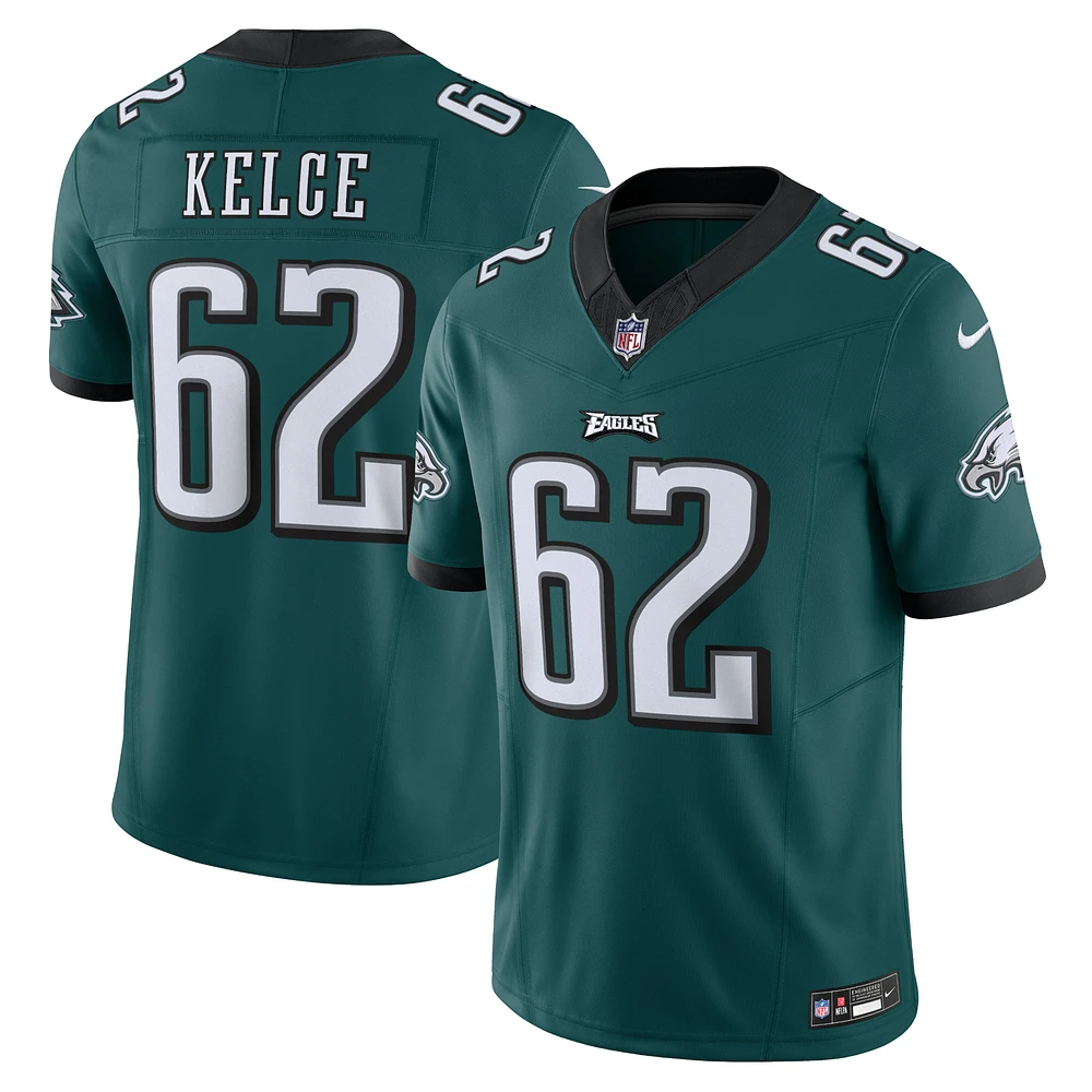 Men's Nike Jason Kelce Midnight Green Philadelphia Eagles Vapor F.U.S.E. Limited Jersey