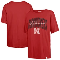 Women's '47  Scarlet Nebraska Huskers Muse Sadie T-Shirt