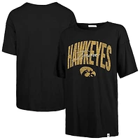 Women's '47  Black Iowa Hawkeyes Muse Sadie T-Shirt