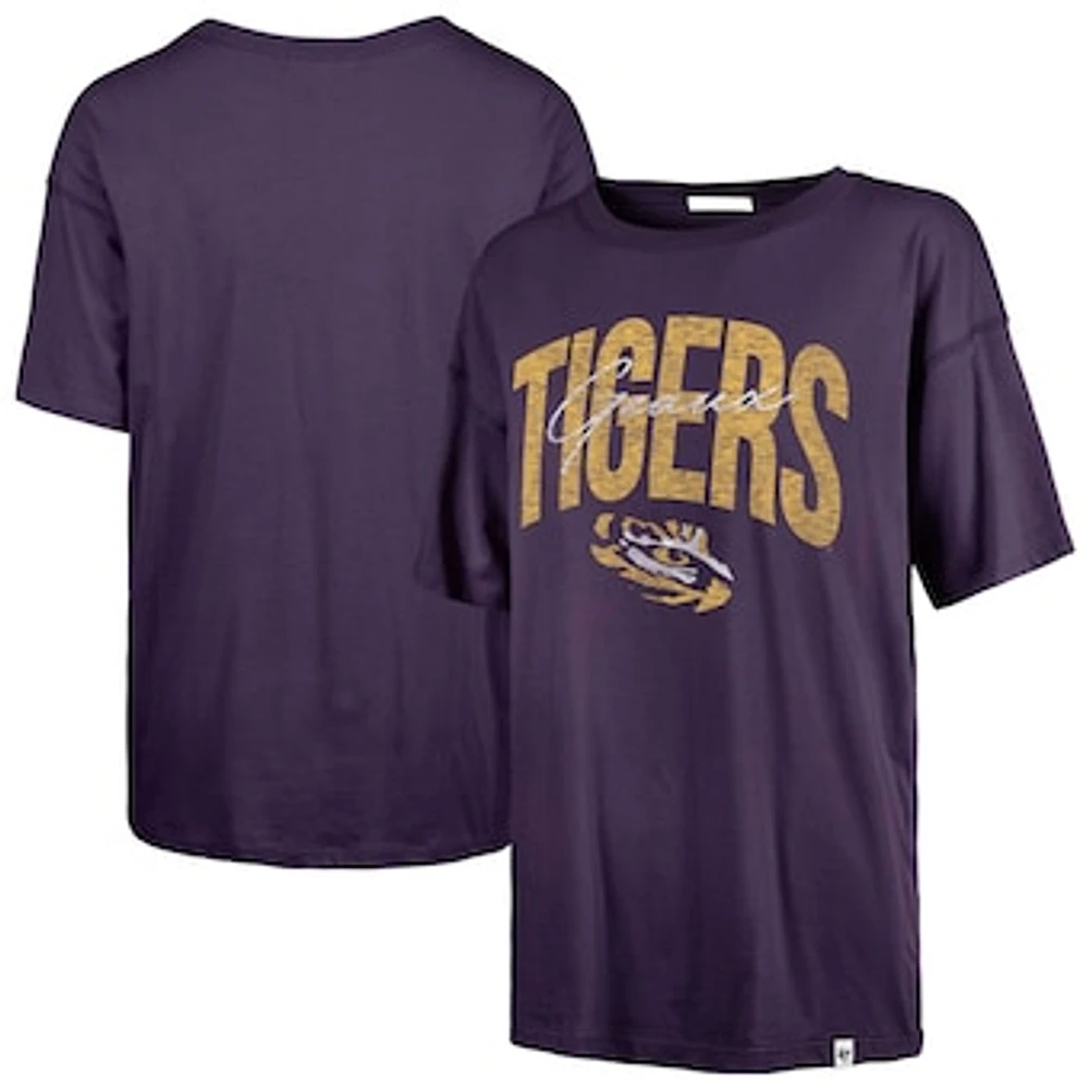 Women's '47  Purple LSU Tigers Muse Sadie T-Shirt