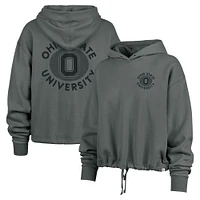 Women's '47  Gray Ohio State Buckeyes Luminance Dot Venice Pullover Hoodie