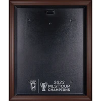 Columbus Crew 2023 MLS Cup Champions Brown Framed Team Logo Jersey Display Case