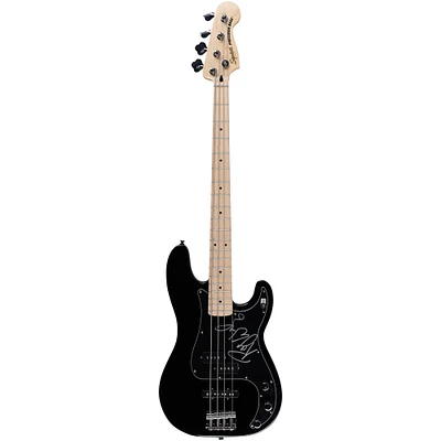 Roger Waters Pink Floyd Autographed Black Squire Guitar - BAS