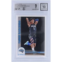 Paolo Banchero Orlando Magic Autographed 2022-23 Panini Hoops #281 Beckett Fanatics Witnessed Authenticated 9/10 Rookie Card