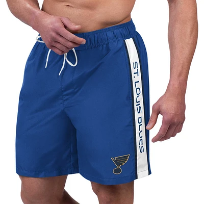 Men's G-III Sports by Carl Banks Blue St. Louis Blues Streamline Volley Swim Trunks