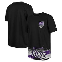 Men's New Era Black Sacramento Kings Sport Classic T-Shirt