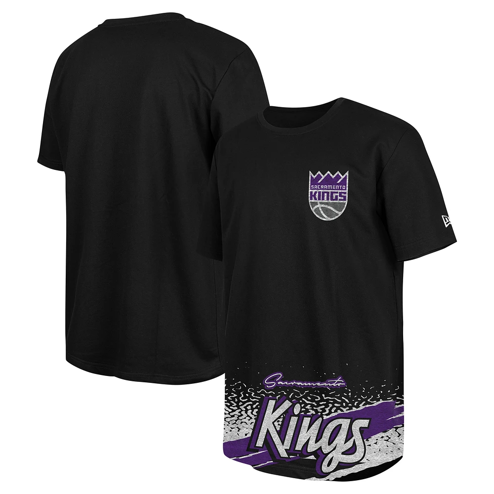 Men's New Era Black Sacramento Kings Sport Classic T-Shirt