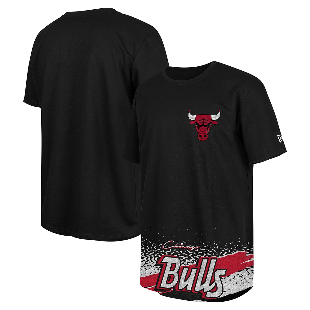 Men's New Era Black Chicago Bulls Sport Classic T-Shirt