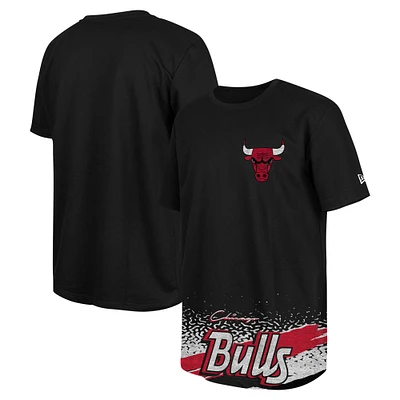 Men's New Era Black Chicago Bulls Sport Classic T-Shirt