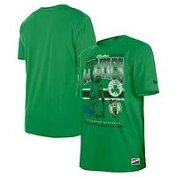 Men's New Era Kelly Green Boston Celtics Enzyme Wash Oversized T-Shirt