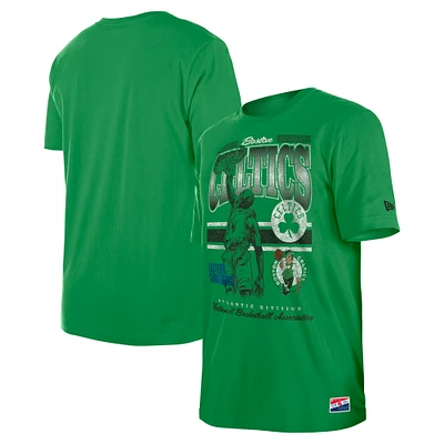 Men's New Era Kelly Green Boston Celtics Enzyme Wash Oversized T-Shirt