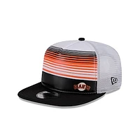 Men's New Era Black San Francisco Giants Team Horizon 9FIFTY A-Frame Trucker Snapback Hat