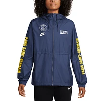 Women's Nike  Navy Paris Saint-Germain Essential Woven Full-Zip Jacket