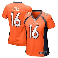 Women's Nike Wil Lutz  Orange Denver Broncos Game Jersey