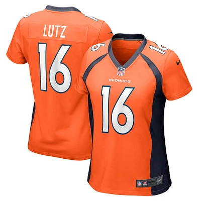 Women's Nike Wil Lutz  Orange Denver Broncos  Game Jersey