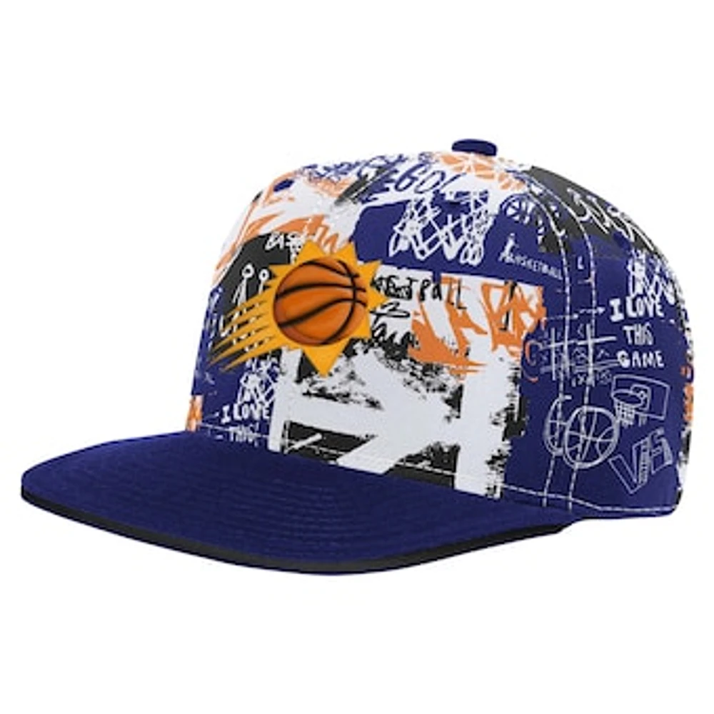 Youth Purple Phoenix Suns Street Hoop Snapback Hat