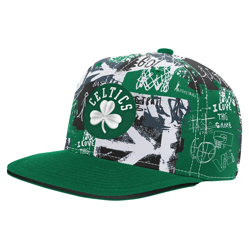 Youth Kelly Green Boston Celtics Street Hoop Snapback Hat