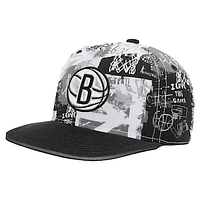 Youth Black Brooklyn Nets Street Hoop Snapback Hat