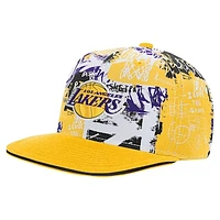 Youth Gold Los Angeles Lakers Street Hoop Snapback Hat