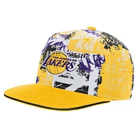 Youth Gold Los Angeles Lakers Street Hoop Snapback Hat