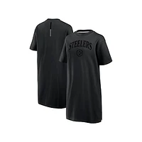 Women's Fanatics Black Pittsburgh Steelers Elements Go Tri-Blend Dress