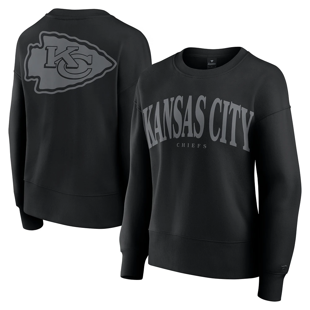 Women's Fanatics  Black Kansas City Chiefs Elements Pullover Sweatshirt