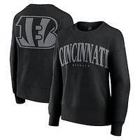 Women's Fanatics  Black Cincinnati Bengals Elements Pullover Sweatshirt