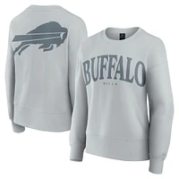 Women's Fanatics  Gray Buffalo Bills Elements Pullover Sweatshirt