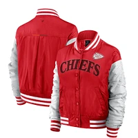 Women's Fanatics  Red Kansas City Chiefs Elements Wave Full-Snap Jacket