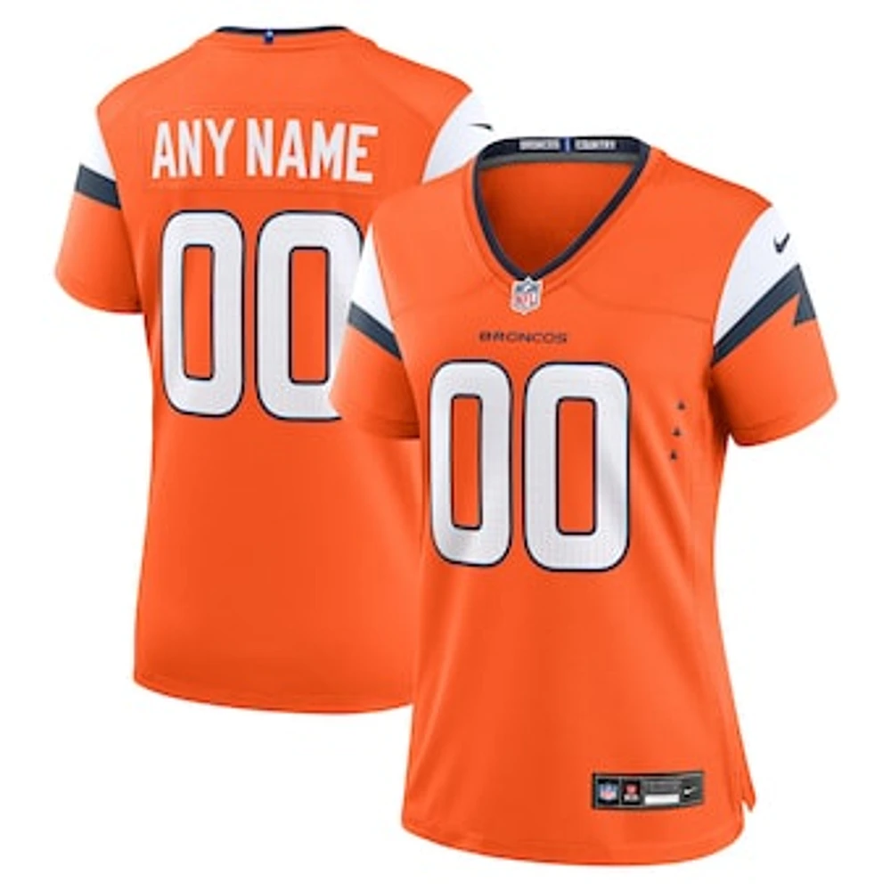 Women's Nike  Orange Denver Broncos Mile High Collection Custom Game Jersey