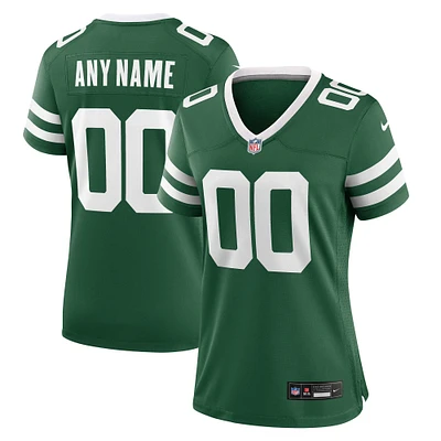 Women's Nike  Legacy Green New York Jets Custom Game Jersey