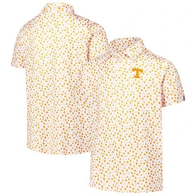 Youth Garb White Tennessee Volunteers Earnest Allover Print Polo